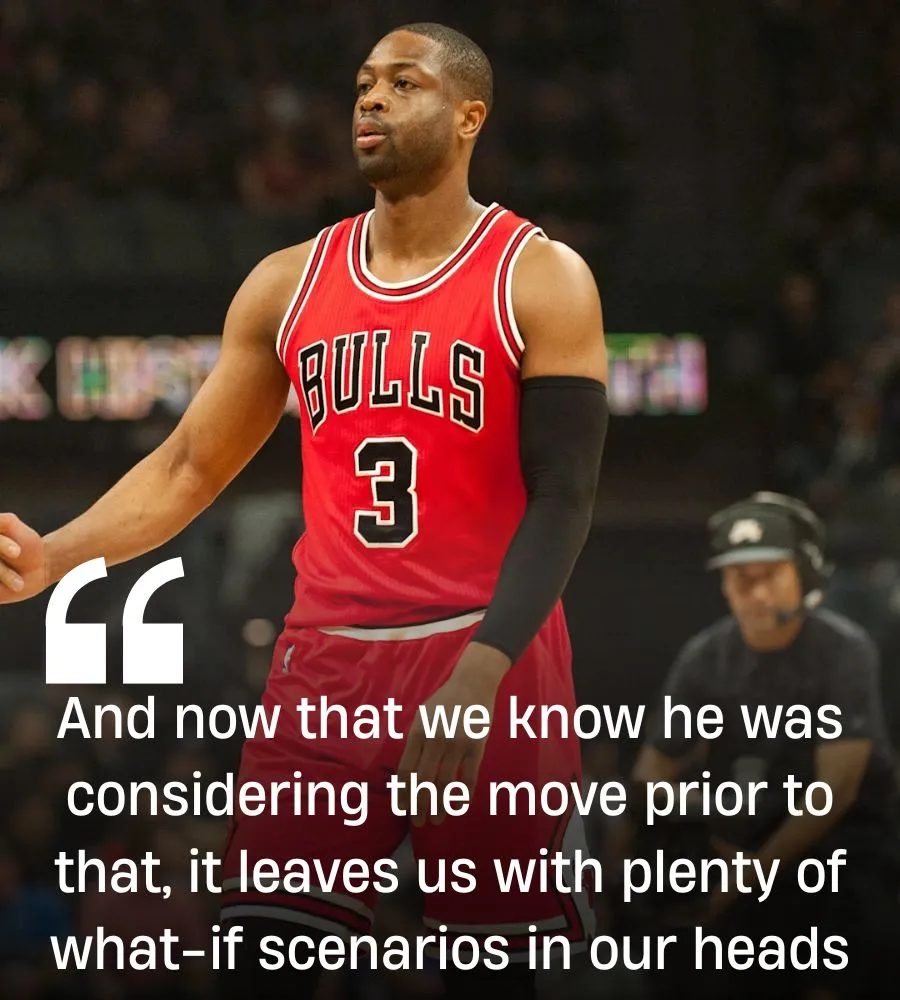 Dwyane Wade drives Bulls fans crazy with shocking new admission
