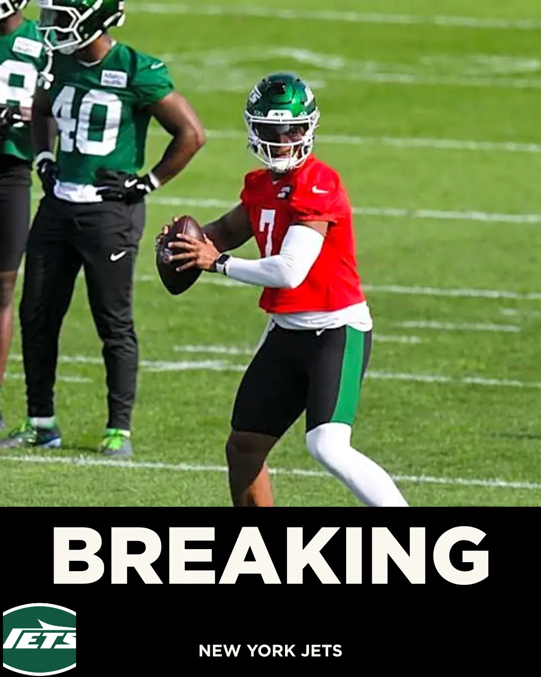 Jets' Aaron Glenn Sends 5-Word Response To Justin Fields' Struggles