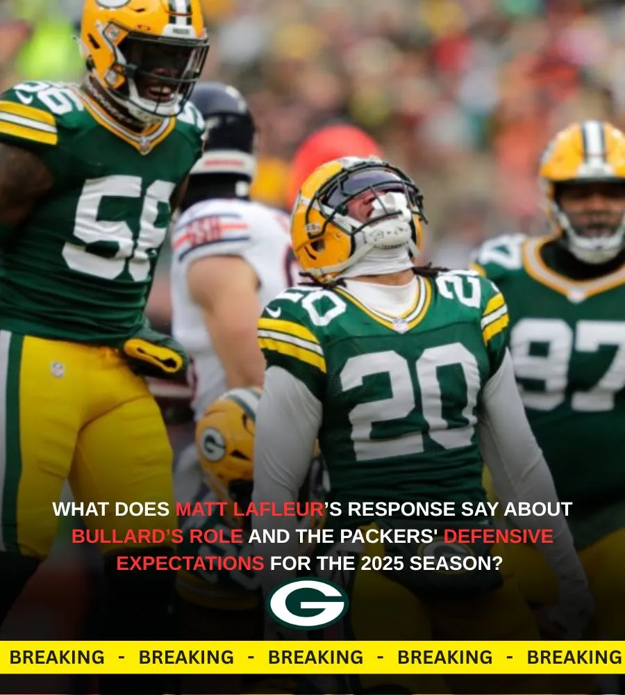 Packers News: Matt LaFleur Comments on Safety Javon Bullard Getting Beaten 1-on-1 in Practice – ‘That’s Not What We’re Looking At’ Packers News: Matt LaFleur Comments on Safety Javon Bullard Getting Beaten 1-on-1 in Practice – ‘That’s Not What We’re Looking At’