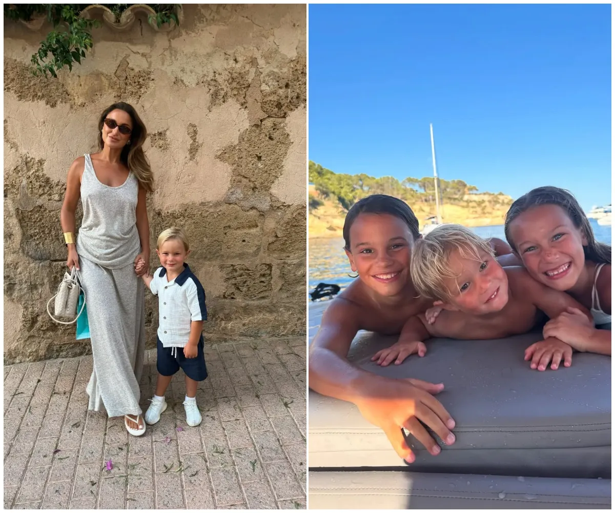 Sam Faiers mum-shamed AGAIN as fans spot her kids’ ‘sunburned faces’ in holiday pics — after she admitted they don’t wear SPF and claimed they’ve built a “tolerance” to the sun - suong