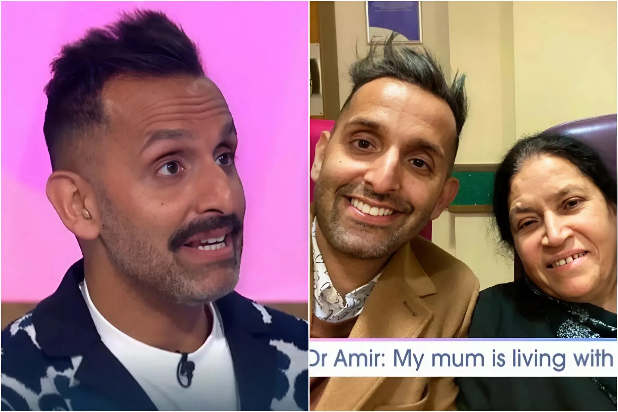 Dr Amir Shares Emotional Story of His Mum's Diagnosis on Loose Women Special trucc