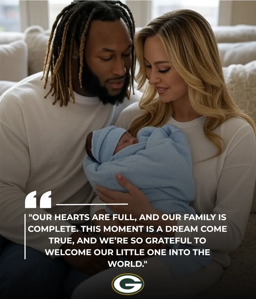 Green Bay Packers Star and Wife Celebrate the Arrival of Their First Child