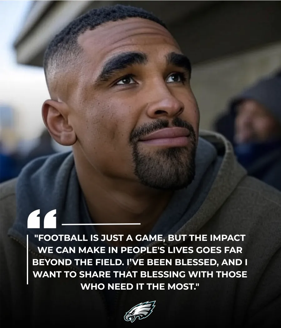 Philadelphia Eagles Star Jalen Hurts Spreads Kindness with $2 Million Donation to Support Local Homeless Shelters