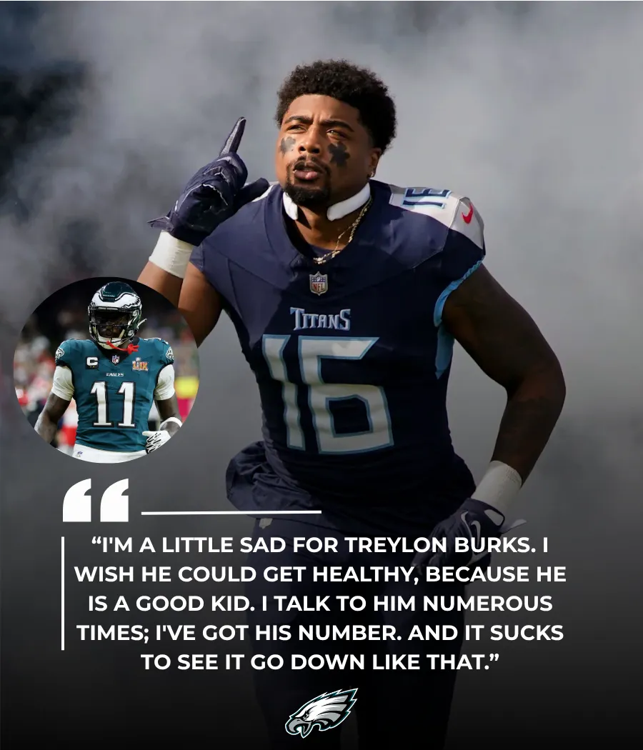 A.J. Brown: Treylon Burks is a good kid, sad it went down like that