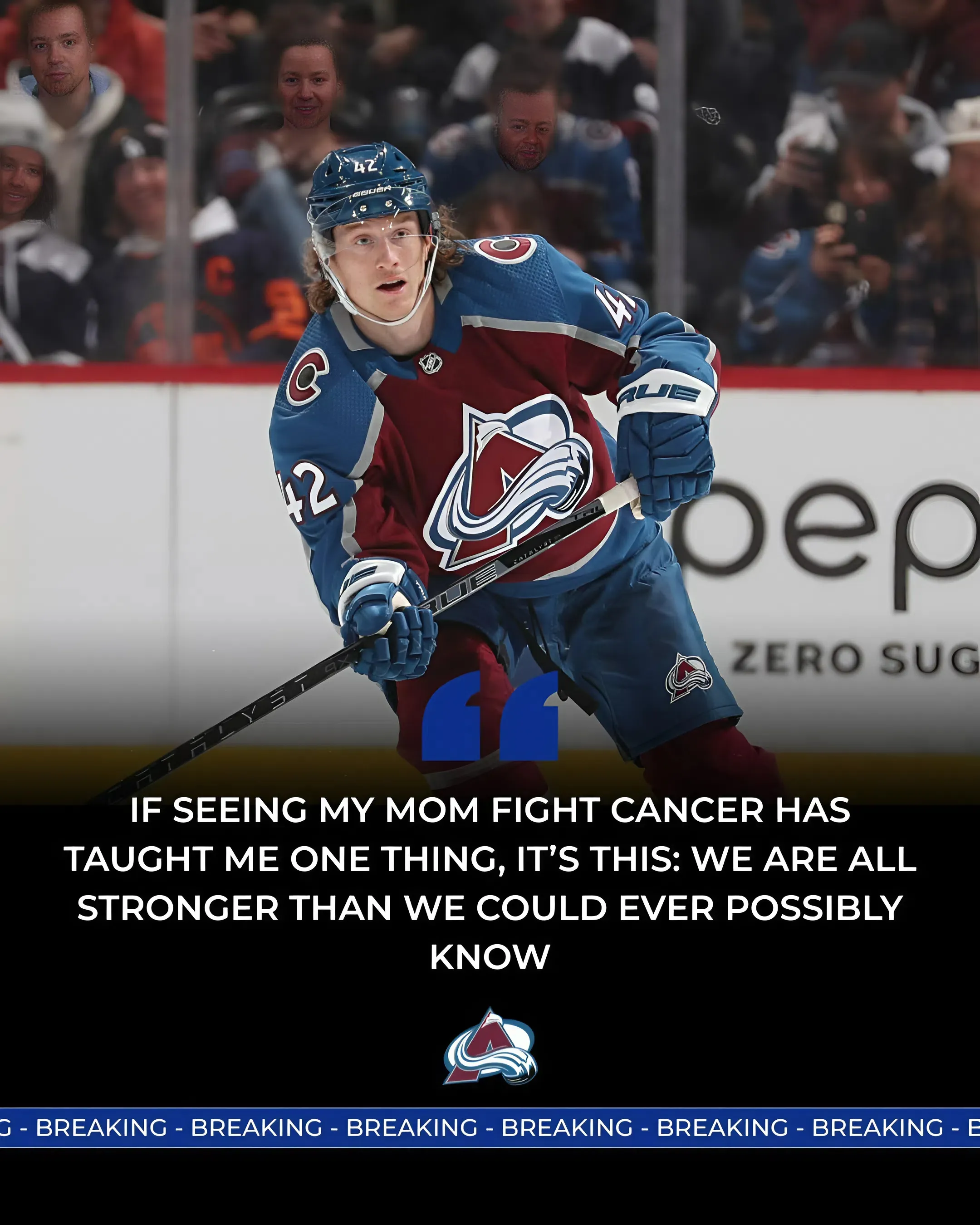 Avalanche Defenseman Shares Emotional Tribute to Late Mother