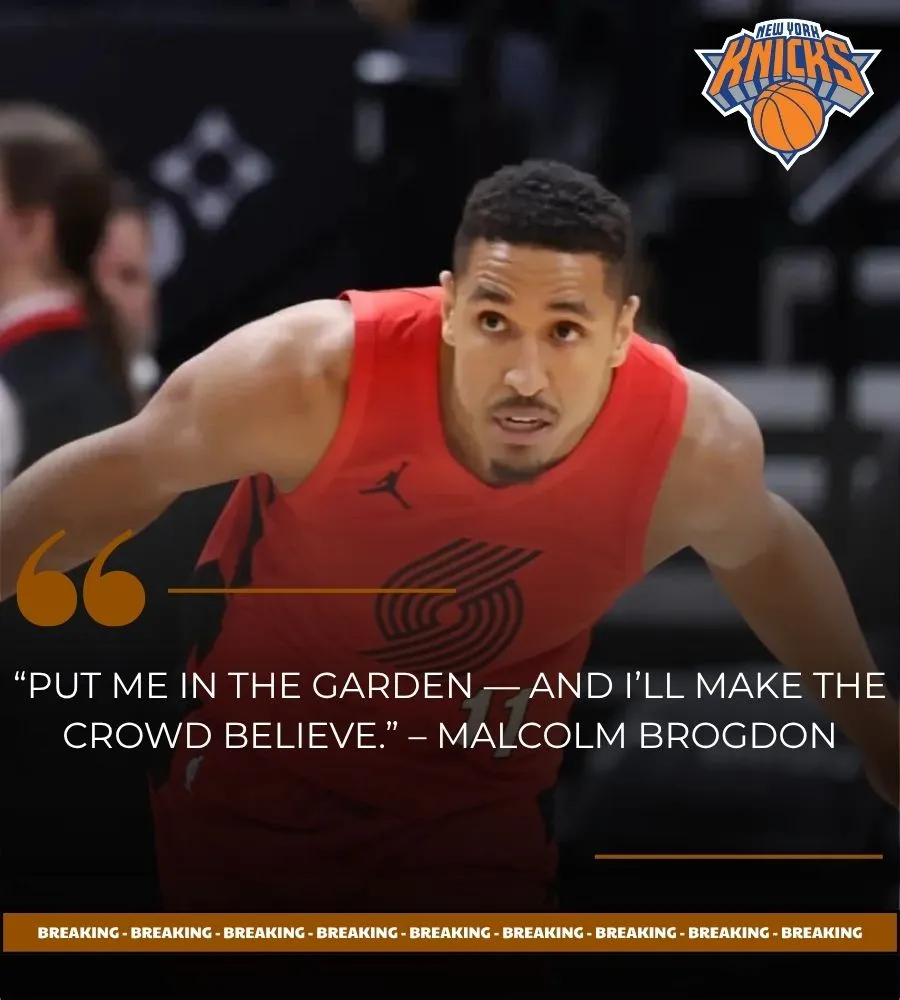 Knicks Exploring Trade for Malcolm Brogdon – Veteran Precision Meets New York’s High Stakes