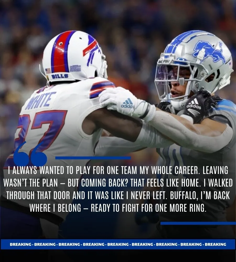 Tre’Davious White Demands His Return to Buffalo — “If It’s Not Bills, Don’t Call Me”