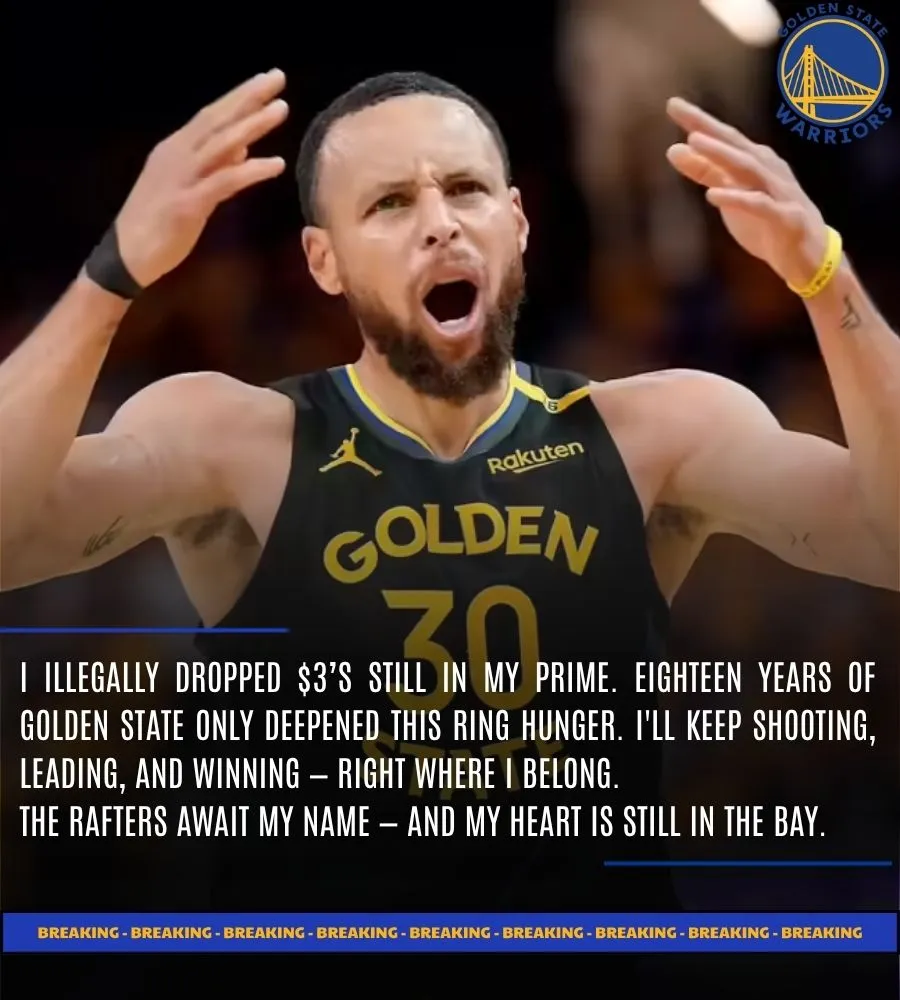 Stephen Curry Commits His Legacy to Warriors — His Shot Still Echoes in the Bay