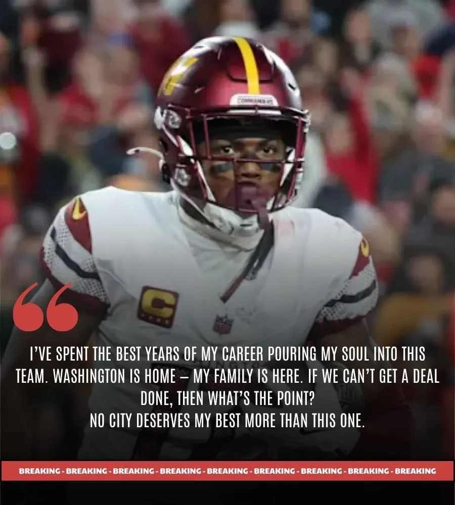 Terry McLaurin Demands His Future Stay in Washington — "If It’s Not the Commanders, Don’t Bother"