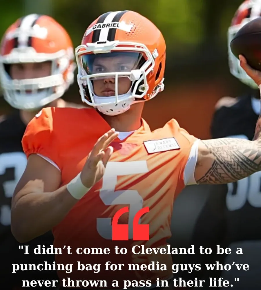 Browns Rookie Dillon Gabriel 'Not an NFL QB', Per Reporter