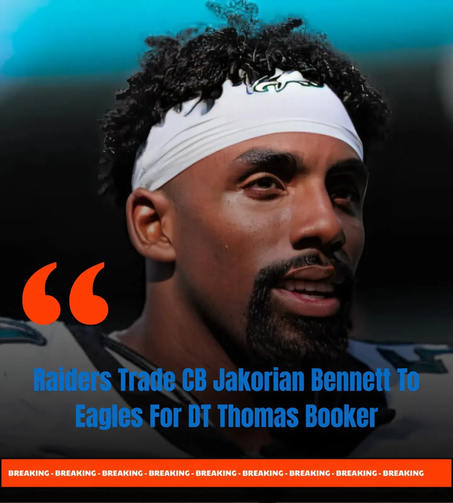 Raiders Trade CB Jakorian Bennett To Eagles For DT Thomas Booker