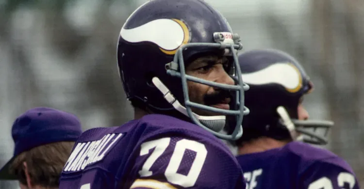 Vikings reveal powerful helmet sticker that carries Jim Marshall’s legacy
