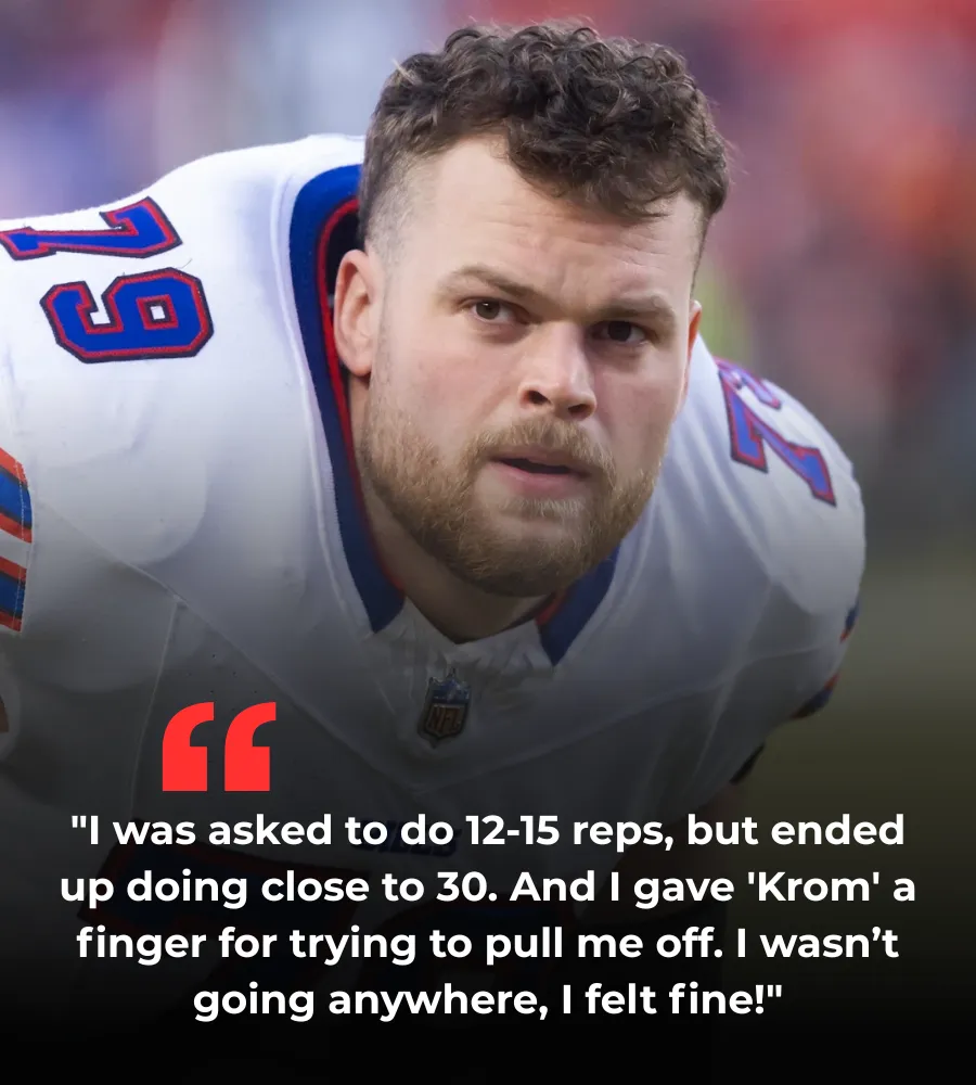 Spencer Brown had one-finger response to Buffalo Bills' coach's request