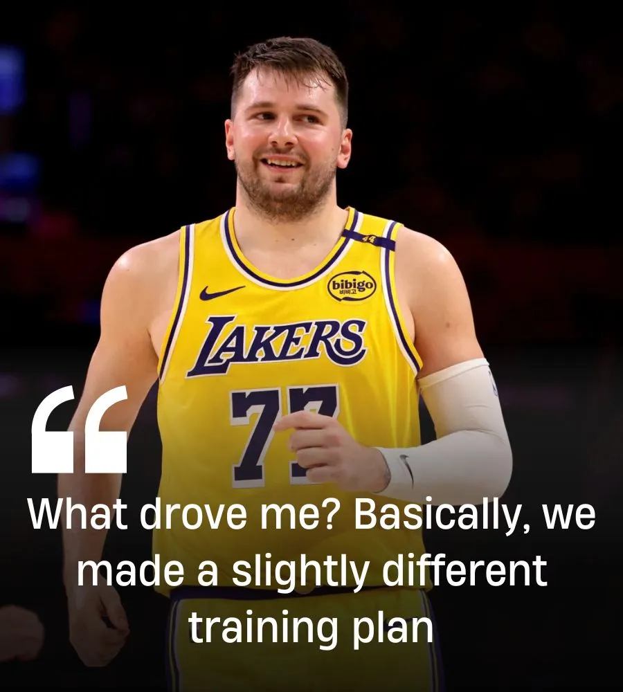 Lakers’ Luka Doncic Reveals Truth Behind Body Transformation