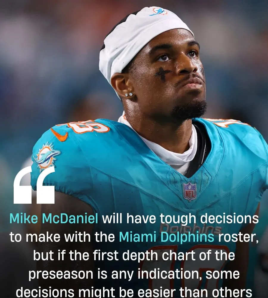 Dolphins’ unofficial depth chart has multiple veterans facing harsh reality