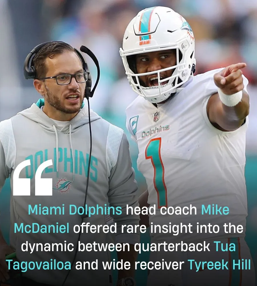 Dolphins’ Mike McDaniel gets surprisingly candid on Tua Tagovailoa-Tyreek Hill clash