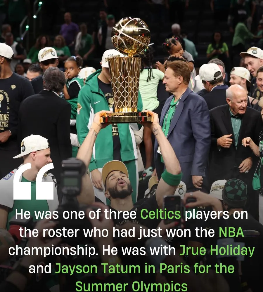 'Was That a Big Deal?' – Boston Celtics Guard Breaks Down His Viral Moment During the Olympic Opening Ceremony