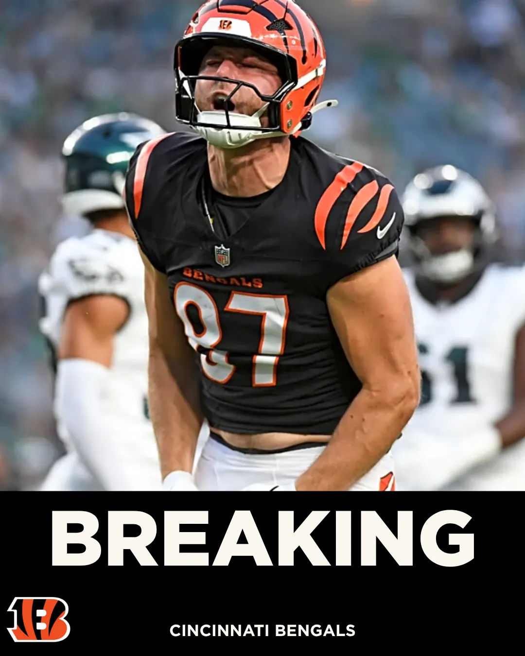 Tanner Hudson's two-touchdown night further solidifies his roster spot despite Bengals signing Noah Fant
