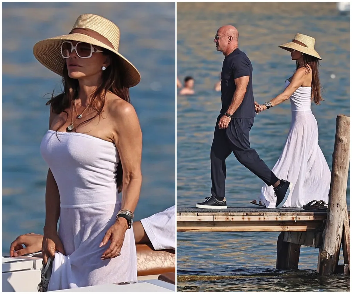 Lauren Sanchez flashes her VERY extravagant £227,711 Richard Mille watch gifted by billionaire husband Jeff Bezos as a wedding present — as newlyweds step out in Ibiza during $485m superyacht getaway - suong