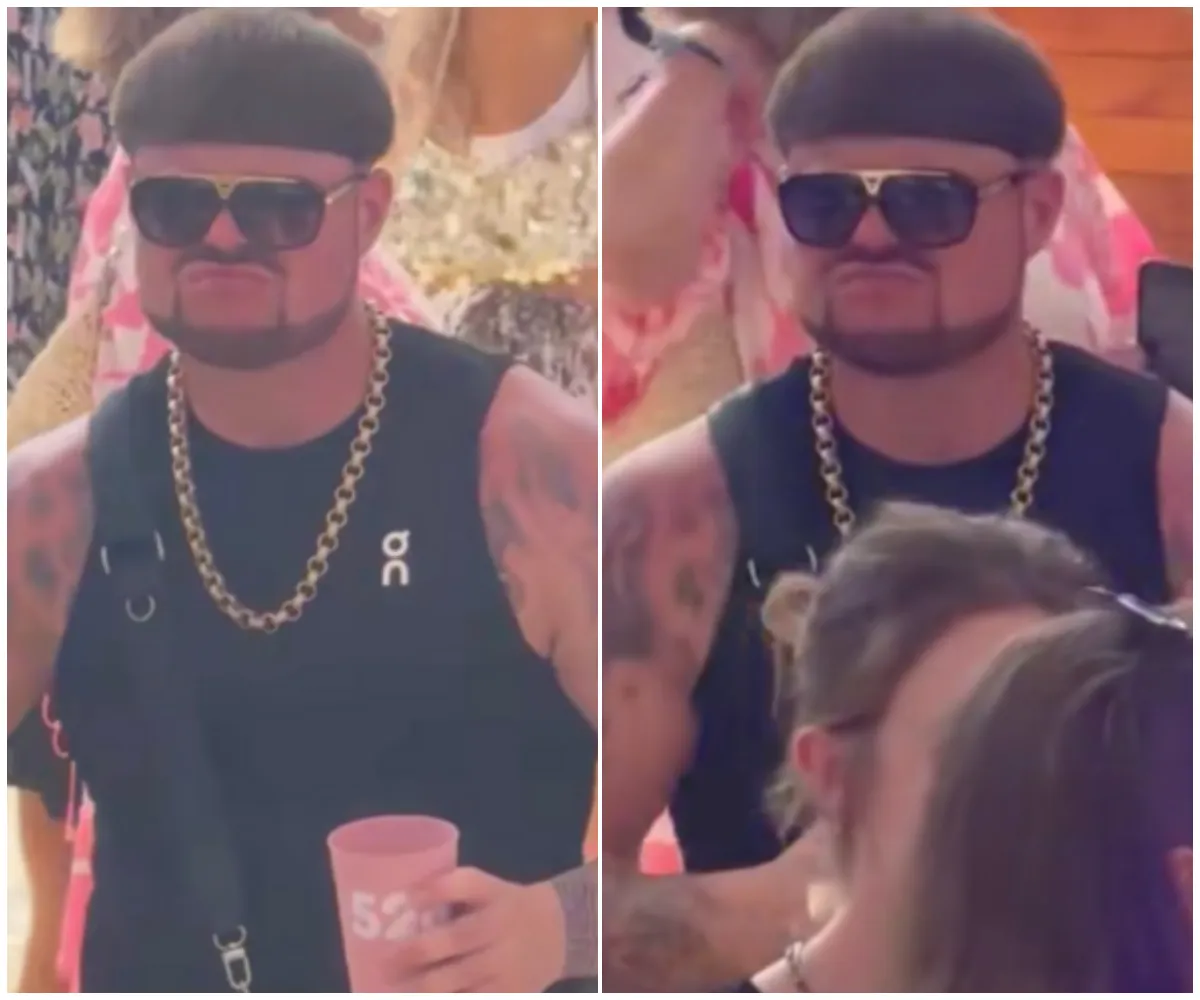 Sorry ladies, he’s taken! Girlfriend of viral ‘Ibiza Final Boss’ breaks silence on her man’s overnight fame — after millions swoon over his wild dance moves and legendary haircut - suong