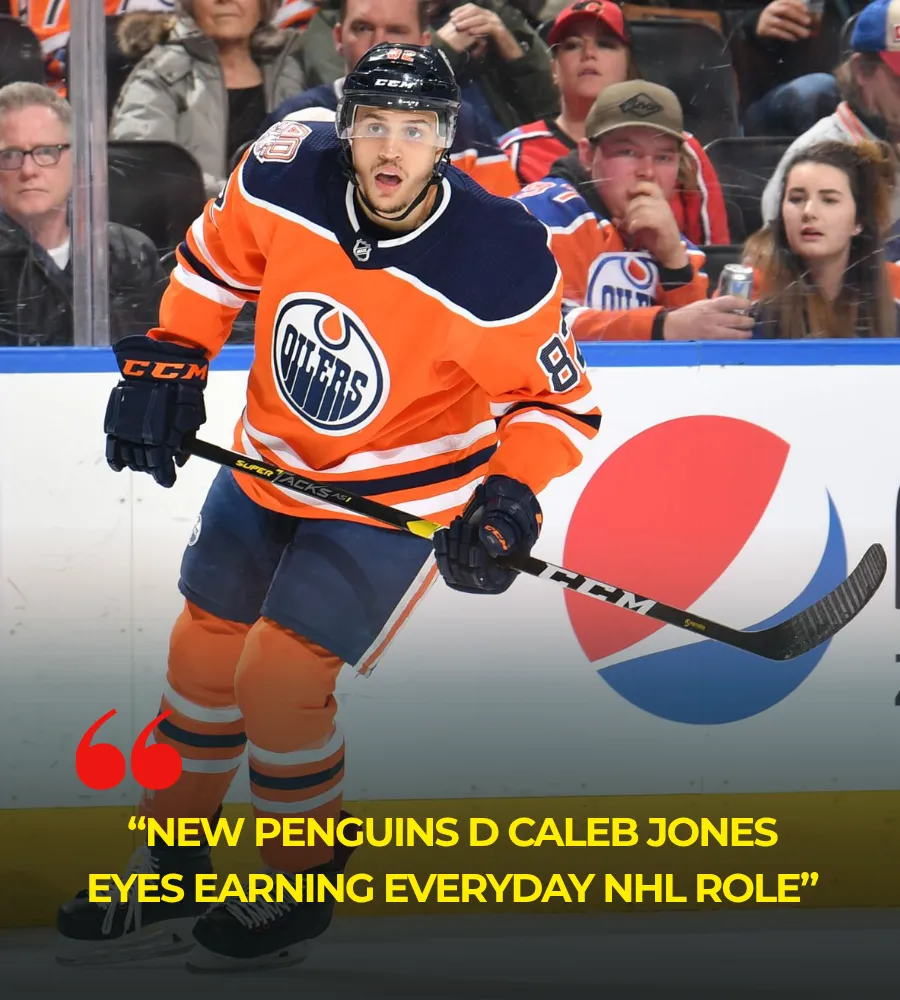 New Penguins D Caleb Jones eyes earning everyday NHL role