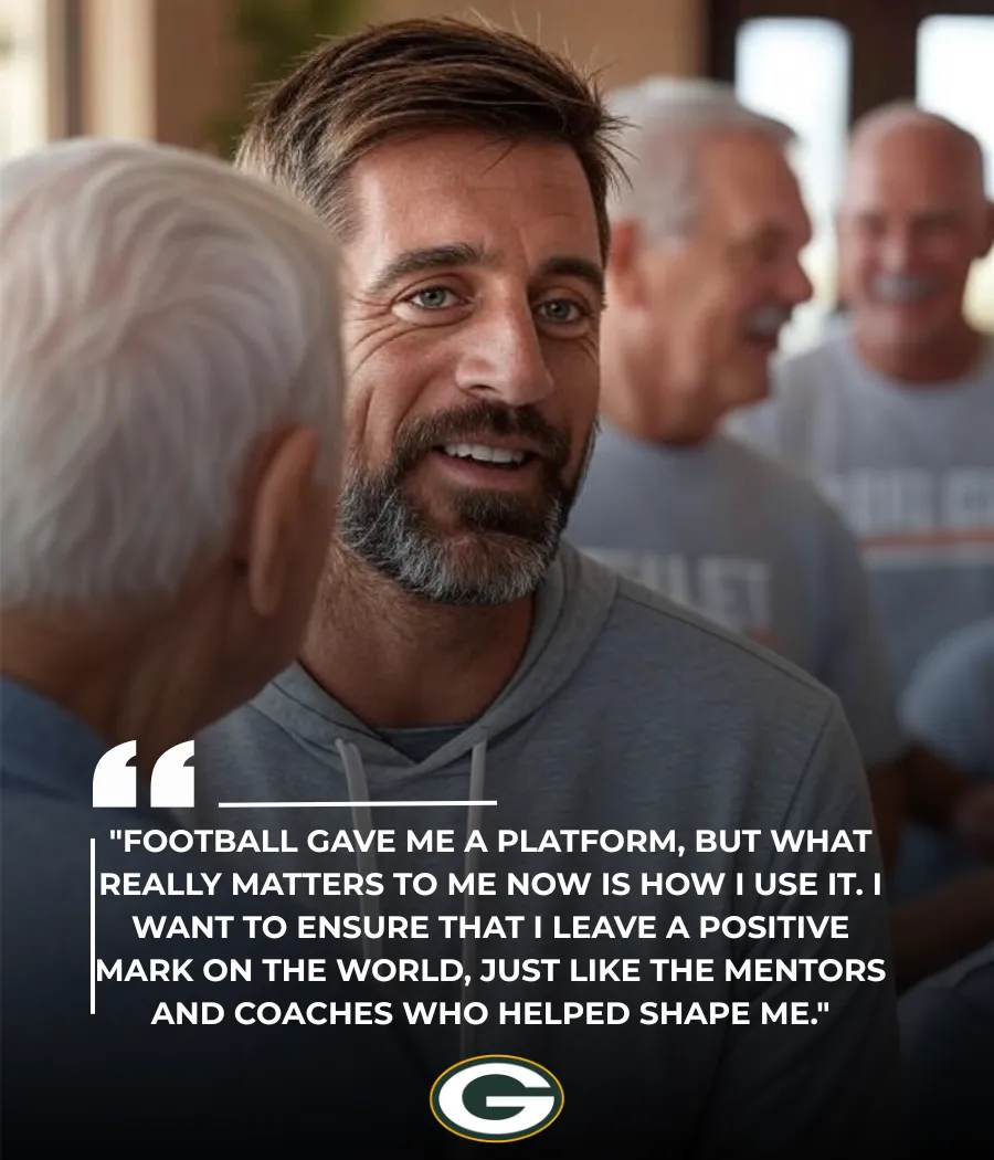Aaron rodgers continues to make a difference through charity and community work