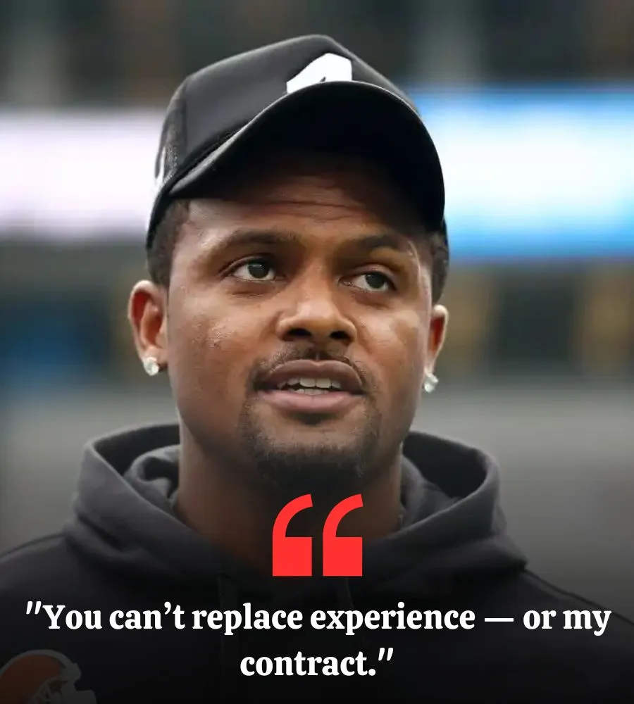 BREAKING: Chaos in Cleveland — Rookie Shedeur Sanders torches Panthers in preseason debut, while cameras catch a gloomy Deshaun Watson on the sideline as fans declare, “The Sanders era has begun.”