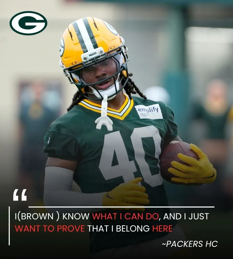 Packers' Omar Brown Making Waves in Training Camp with Dominant Performances