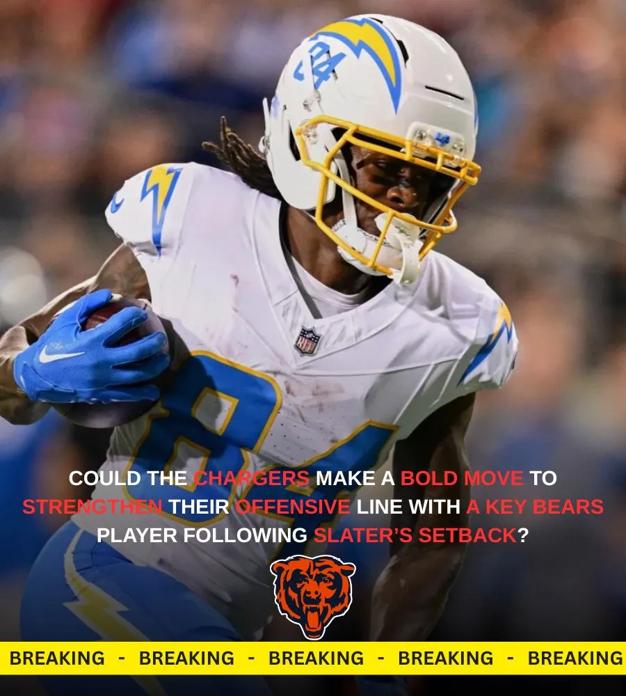 Chargers May Try to Trade for Bears OL After Rashawn Slater Injury