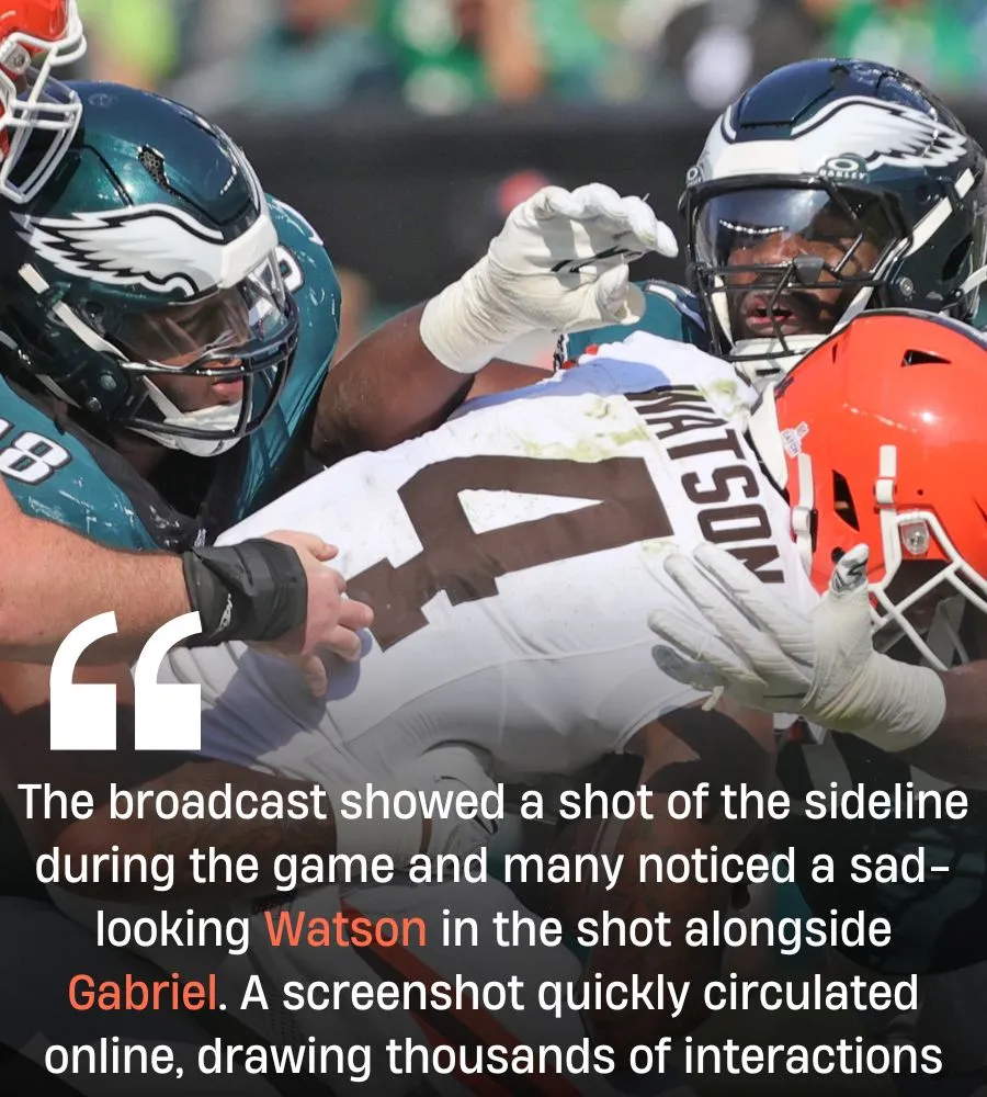Browns QB Deshaun Watson Draws Attention During Sanders’ Debut