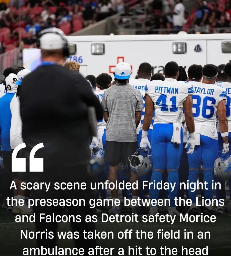 Lions Safety Morice Norris Shares Positive Update After Scary Injury