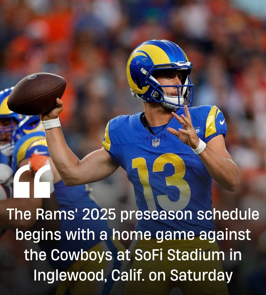 5 players to watch: Rams vs Cowboys, 2025 Preseason Week 1