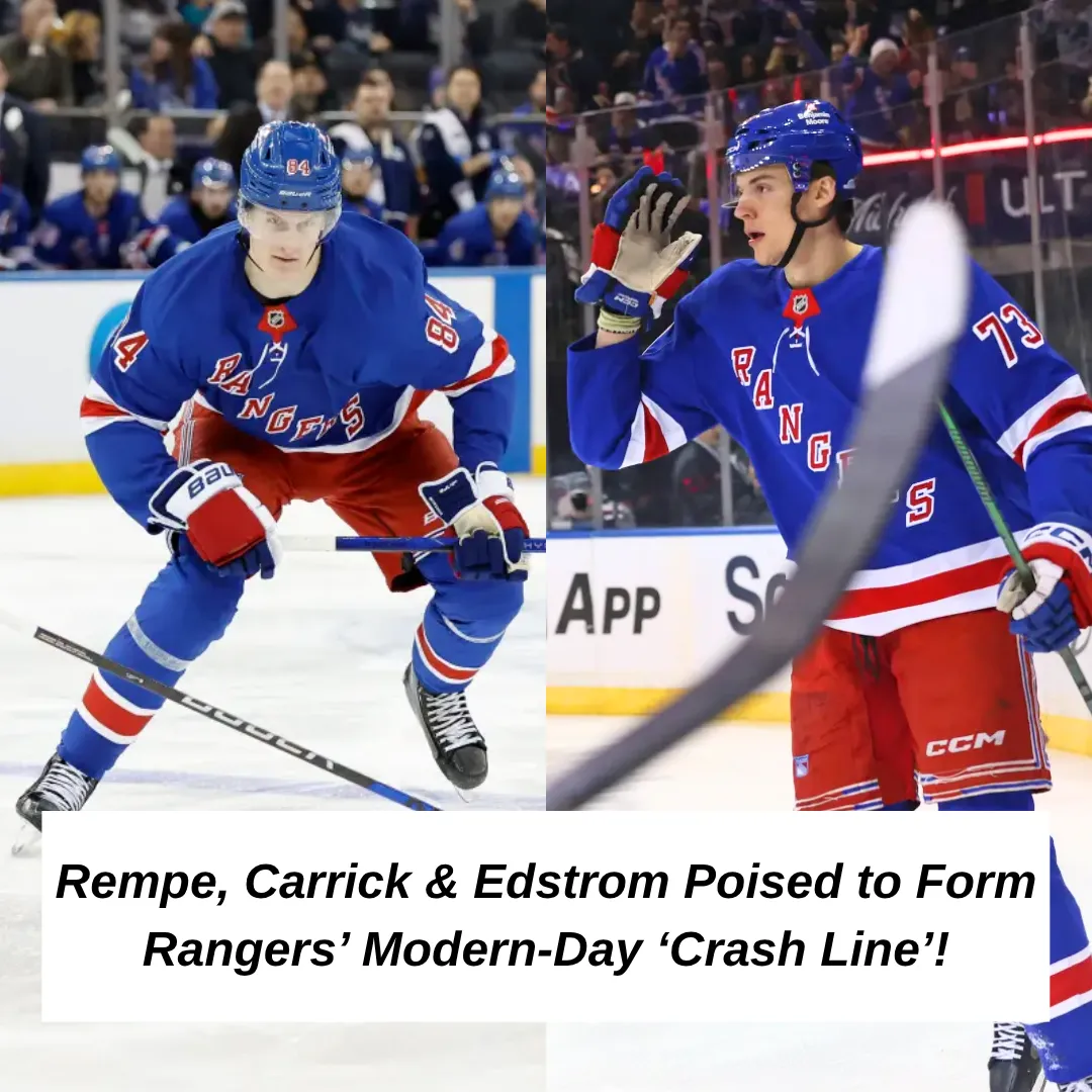 How Matt Rempe, Sam Carrick, Adam Edstrom could give Rangers modern-day 'Crash Line'