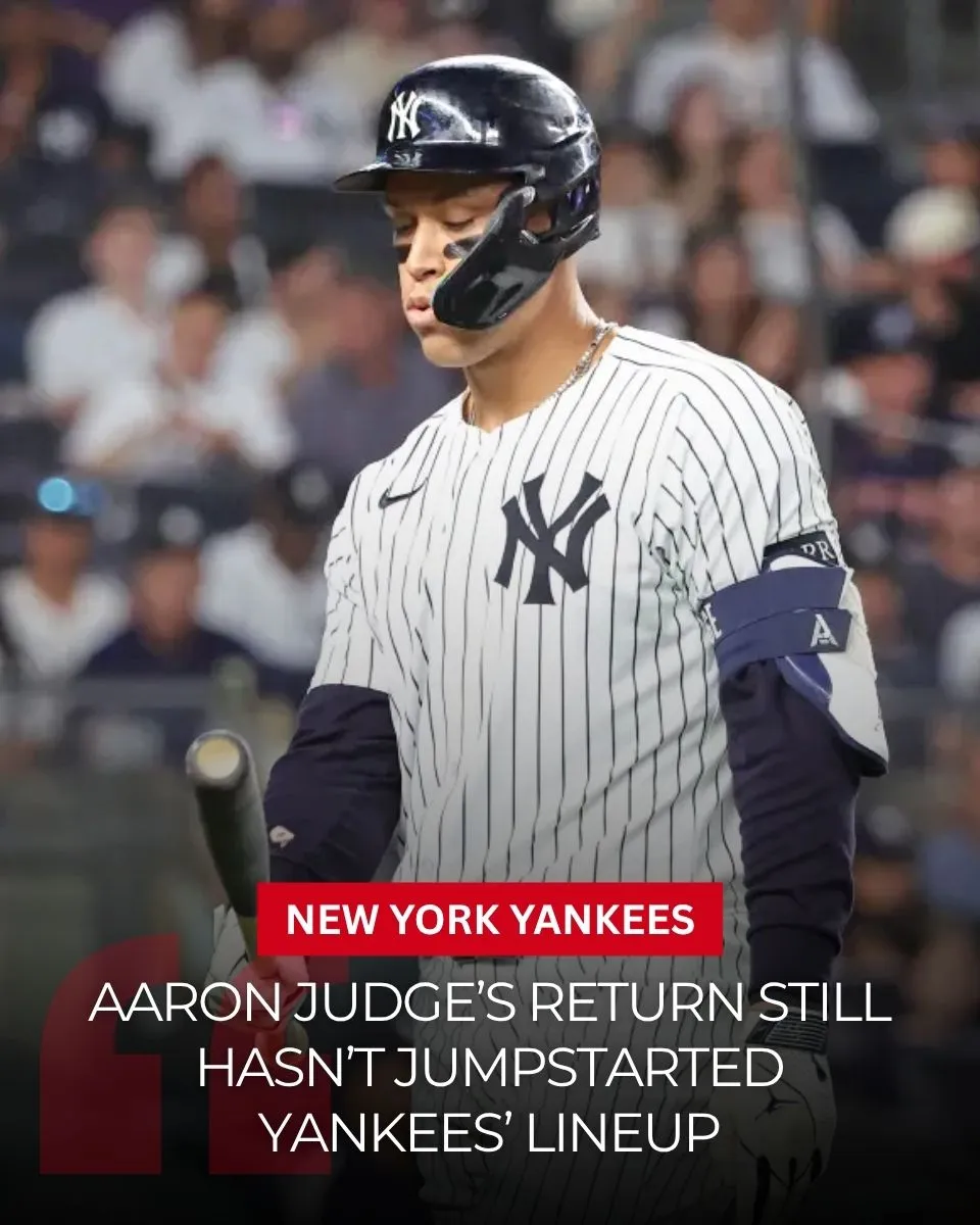 Aaron Judge’s return still hasn’t jumpstarted Yankees’ lineup
