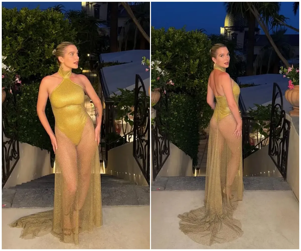‘Queen Leo energy’ — Helen Flanagan stuns in daring golden thong bodysuit as she celebrates 35th birthday, reflects on love and heartbreak… and teases VERY lucrative new role after shock career move - suong