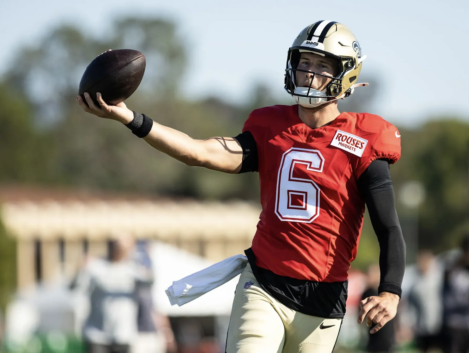 Saints’ Tyler Shough catches social media strays amid Shedeur Sanders display