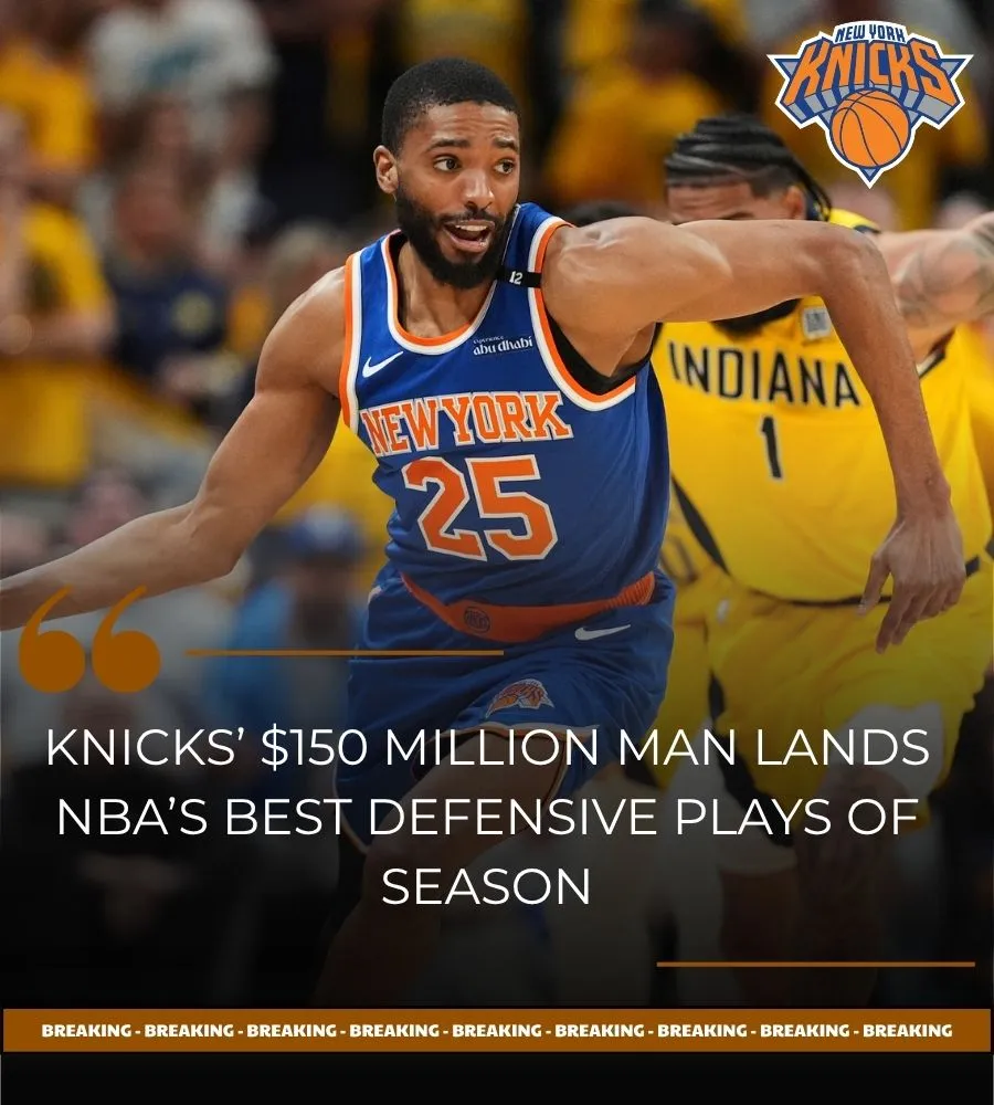 Knicks’ $150 Million Man Lands NBA’s Best Defensive Plays of Season