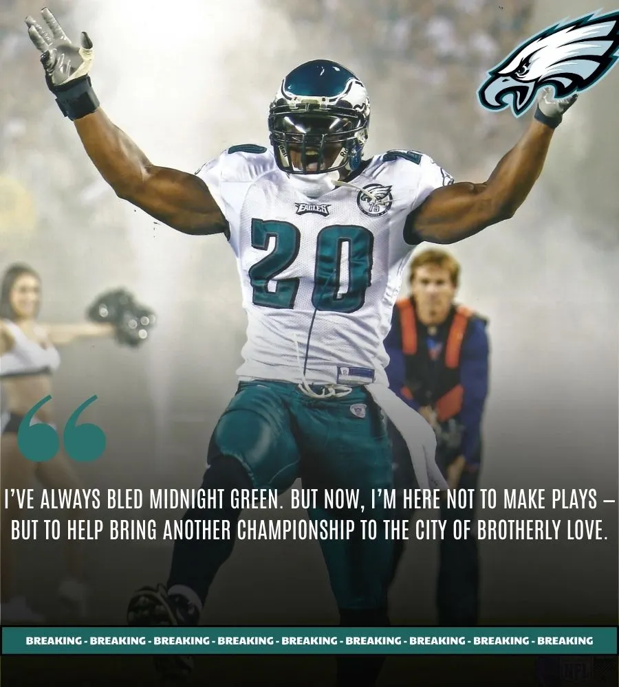 Brian Dawkins returns to Philadelphia with the same fire that made him an icon — not to make tackles, but to help lead the Birds to another Lombardi.