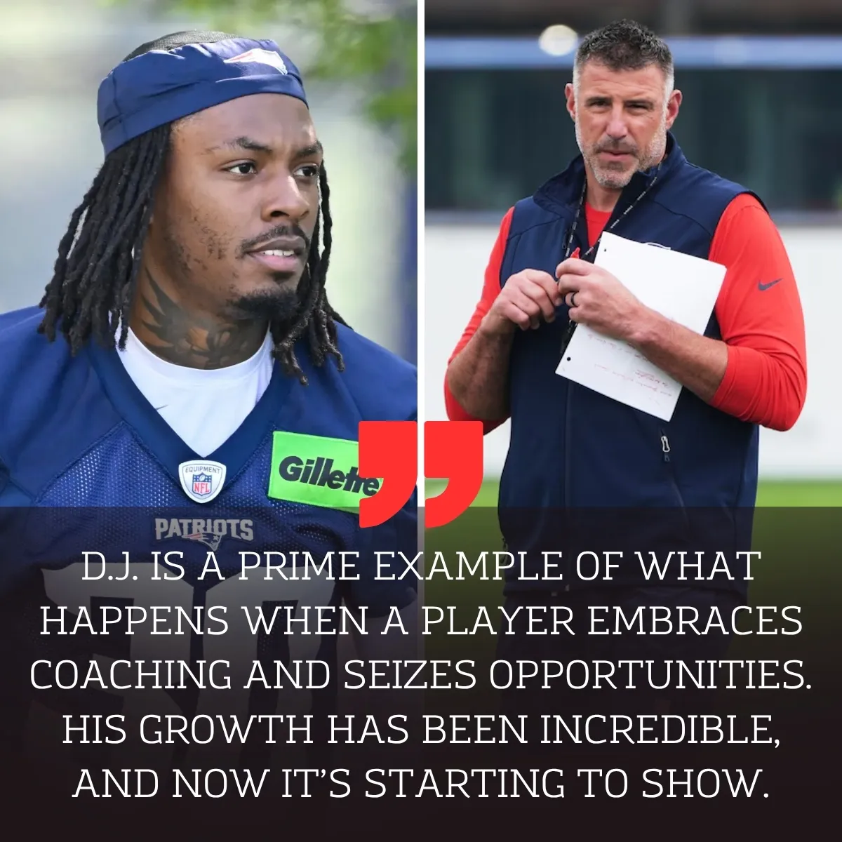 D.J. JAMES STEPS UP: WILLINGNESS TO FIGHT FOR A SPOT IN THE PATS' DEFENSE