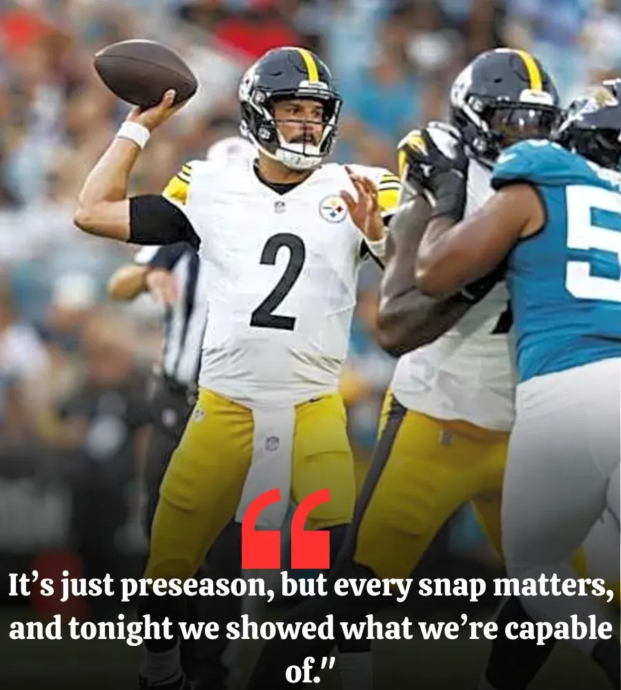 Steelers Offense Shines in Action-Packed Win Over Jaguars