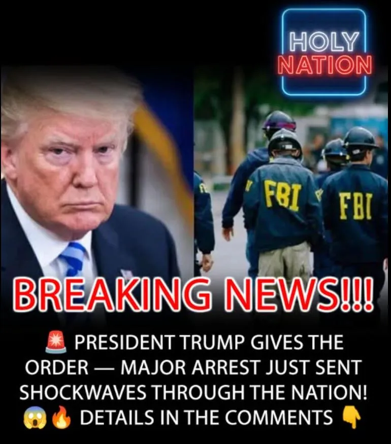 President Trump’s FBI Announces Major Arrest
