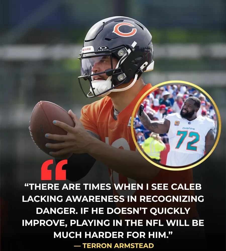 Former Pro Bowl lineman sounds alarm on Bears QB Caleb Williams