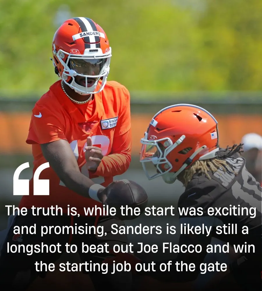 Browns QB Shedeur Sanders Gets Bad News in Push for Starting Job