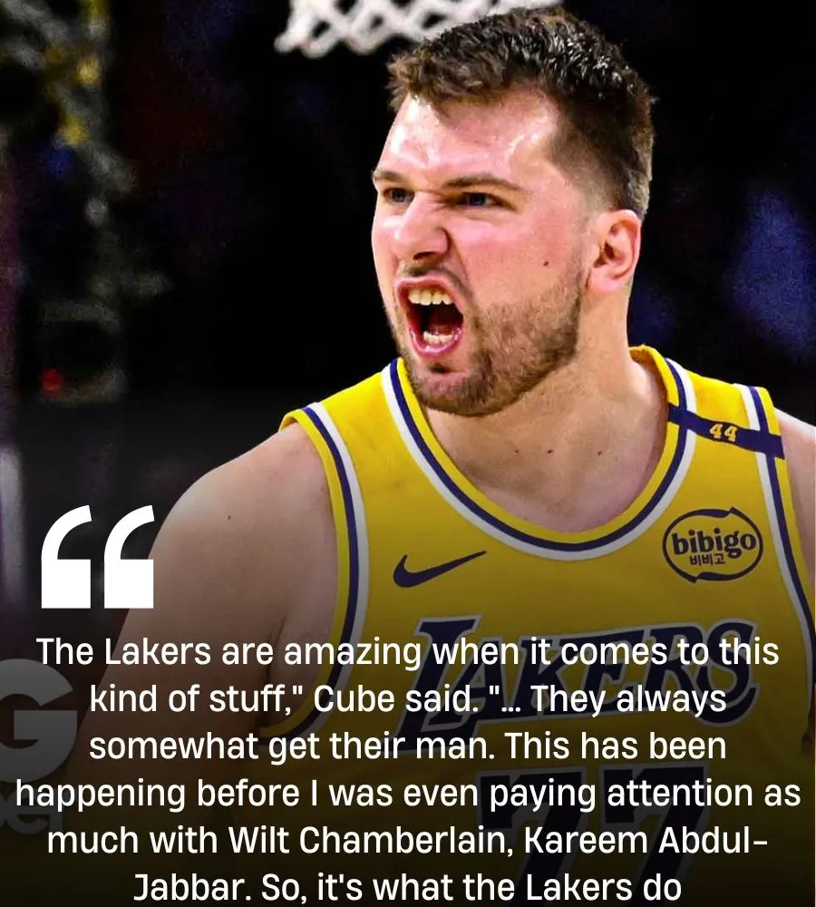 Ice Cube Explains Why He Wasn't Surprised By Lakers Getting Luka Doncic