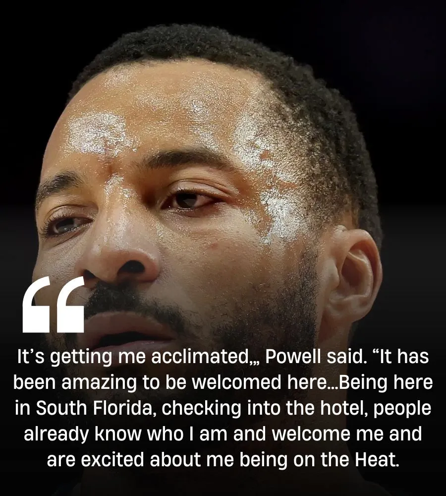 Heat’s Norman Powell Gets Real on Acclimation Process