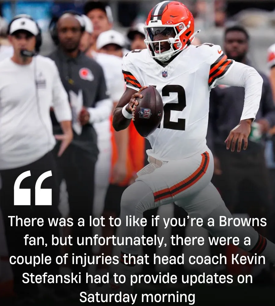 2 Browns Players Dealing With Injuries After Preseason Win