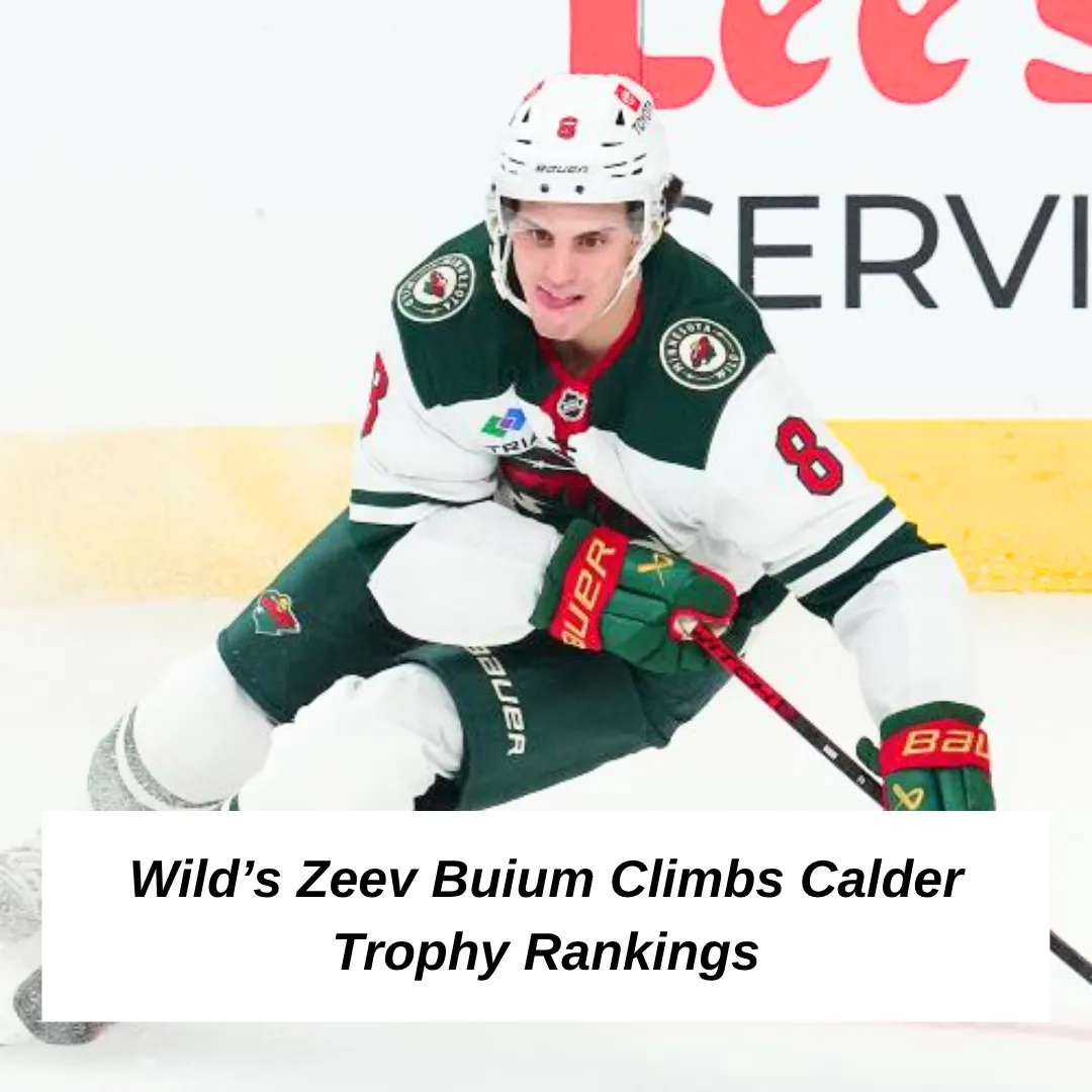 Where Wild's Zeev Buium Ranks In Calder Trophy Voting
