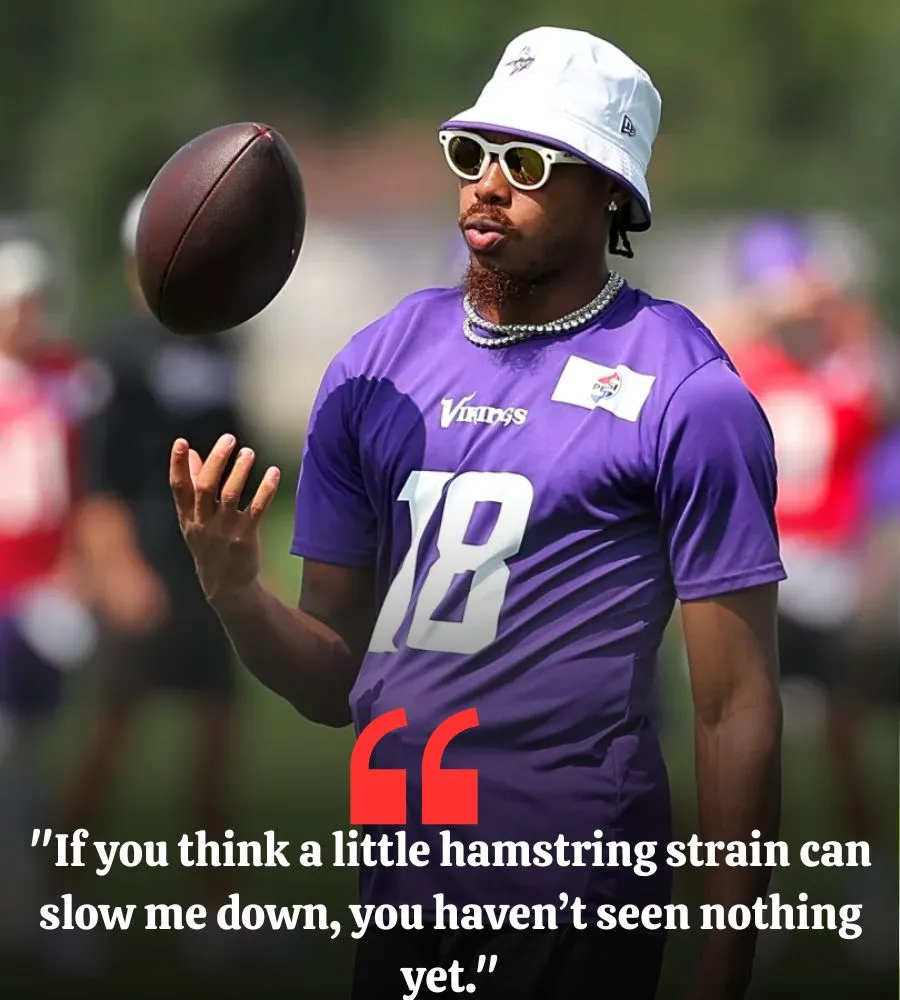Vikings' Justin Jefferson Sends Strong Message Amid Injury Concerns Vikings' Justin Jefferson Sends Strong Message Amid Injury Concerns