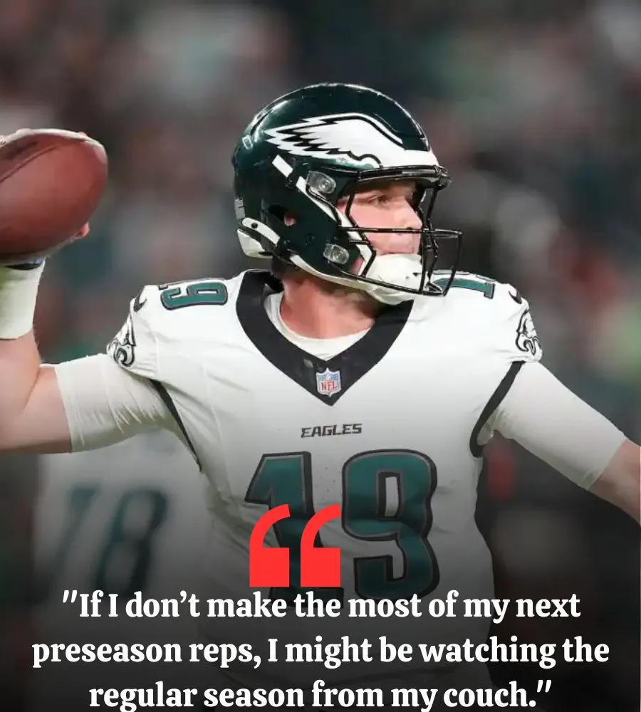 Eagles Rookie QB Speaks out on Week 1 Preseason Struggles