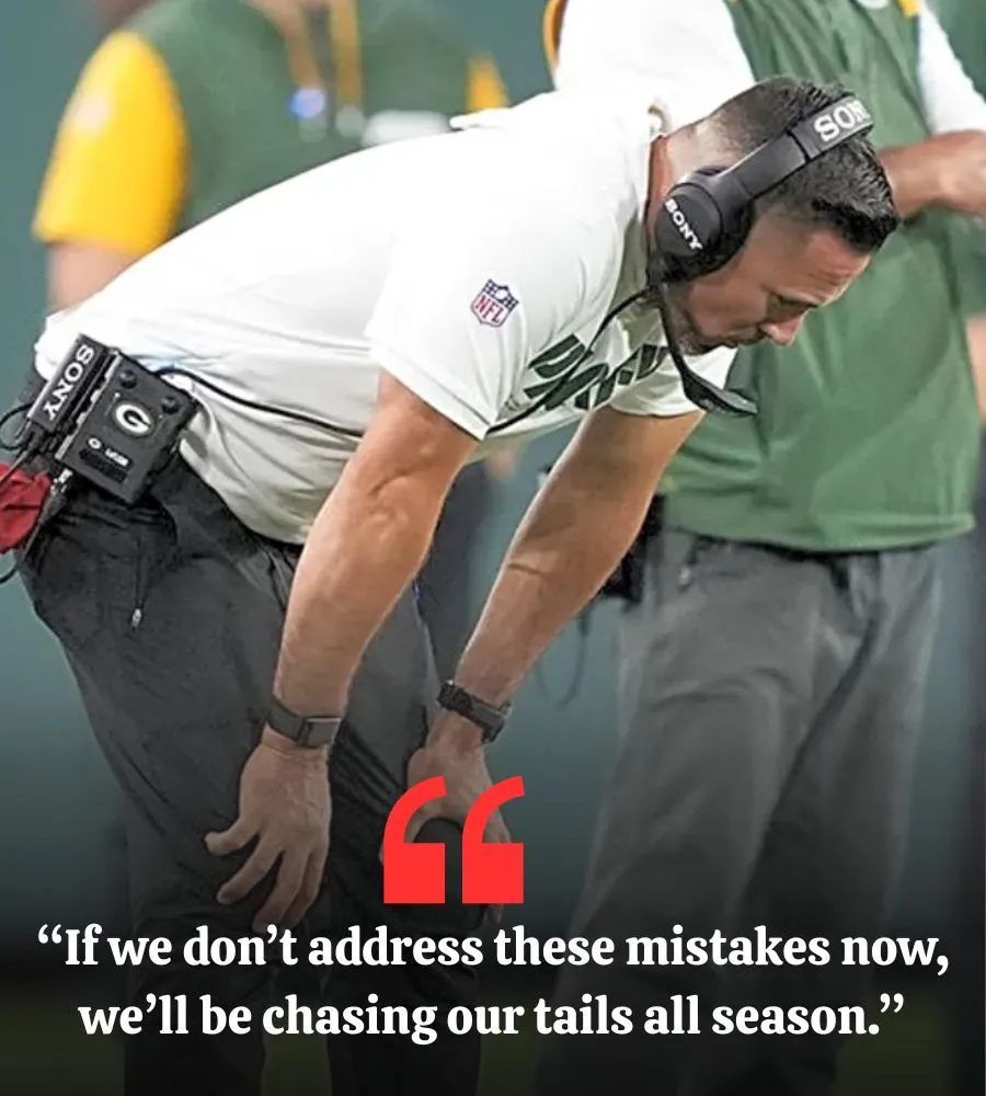 Packers’ Matt LaFleur sends ‘urgent’ warning after ugly preseason loss to Jets
